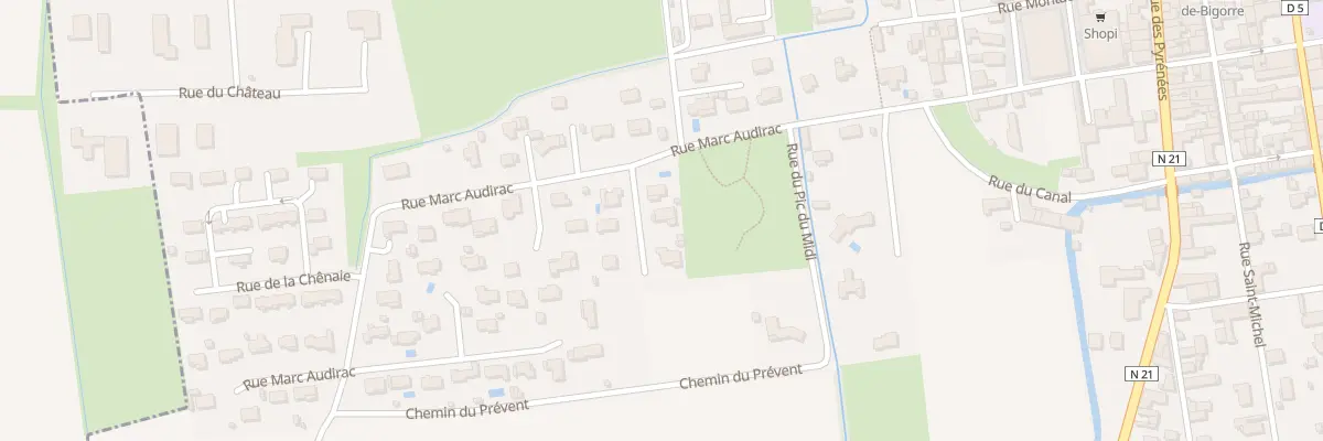 Plan du 7 Rue Marc Audirac à Rabastens-de-Bigorre