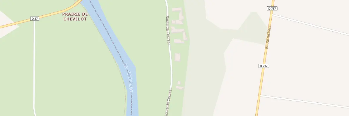 Plan du 35 Rte de Coursac à Balzac