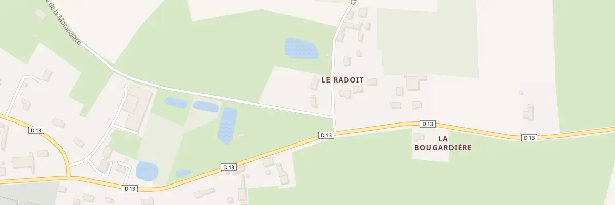 Plan du 45 Che du Radoit à Mansigné