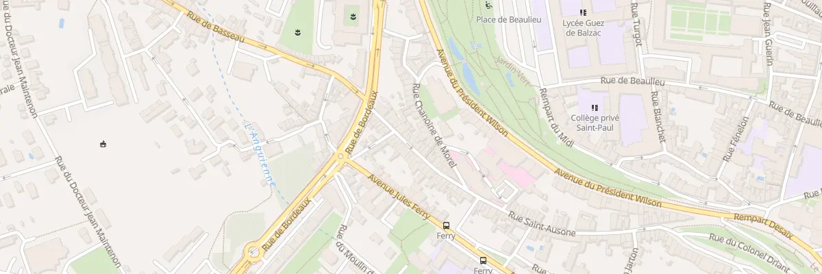 Plan du 114 Rue Saint Ausone à Angoulême