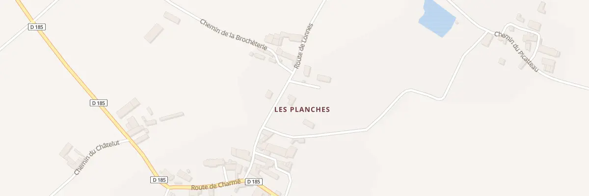 Plan du 10 Rte de Lonnes à Juillé