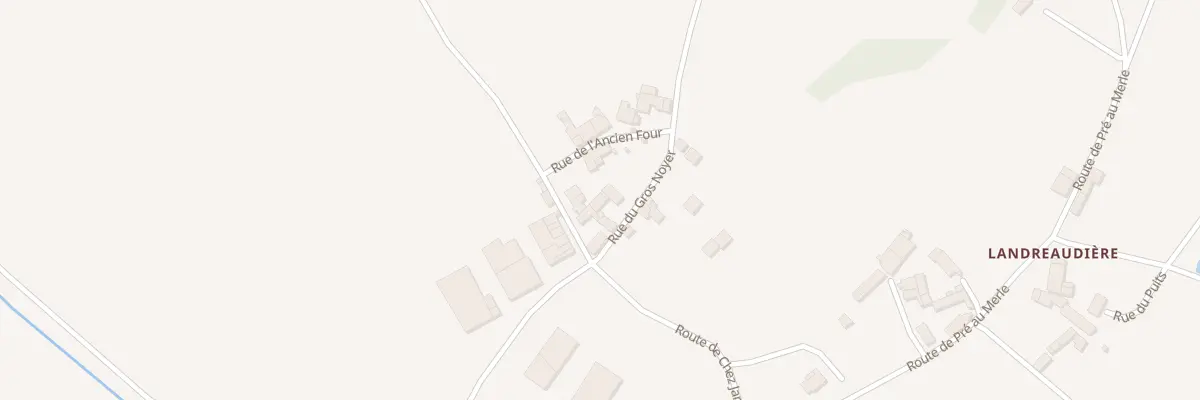 Plan de la Rue du Gros Noyer à Londigny