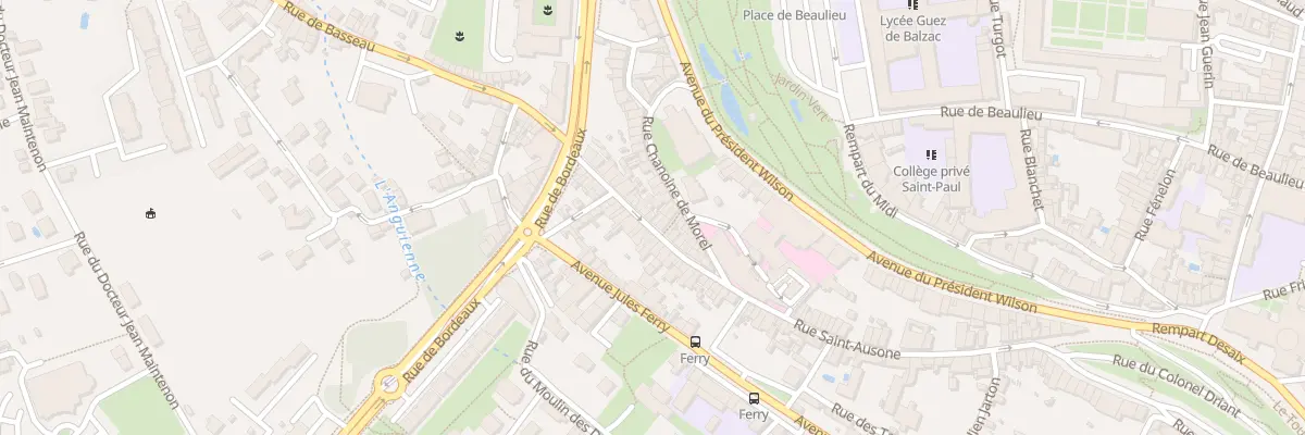 Plan du 108 Rue Saint Ausone à Angoulême
