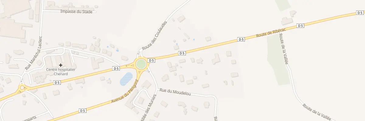 Plan du 268E Le Moudelou à Saint Aulaye-Puymangou
