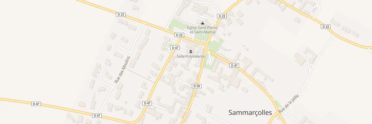 Plan du 8 Rue de la Mairie à Sammarçolles