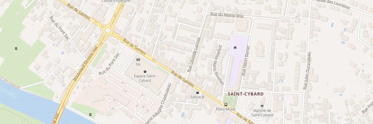 Plan du 5 Rue Leonide Lacroix à Angoulême
