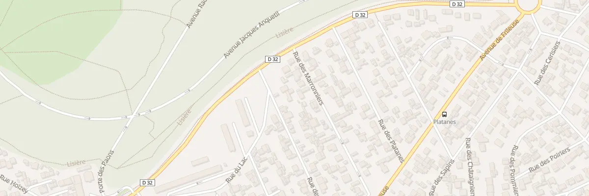 Plan du 50 Rue des Trembles au Havre
