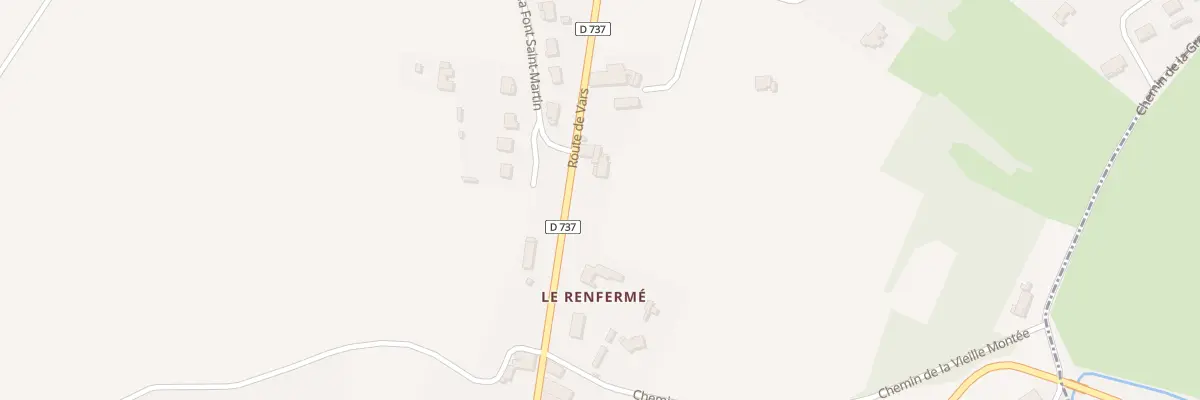 Plan du 126 Rte de Vars à Balzac