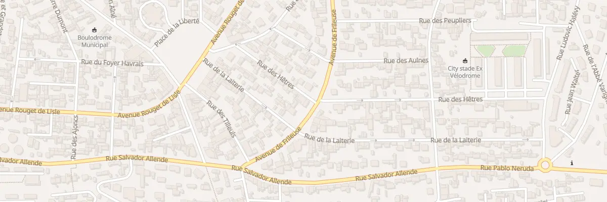 Plan du 22 Rue des Hêtres au Havre