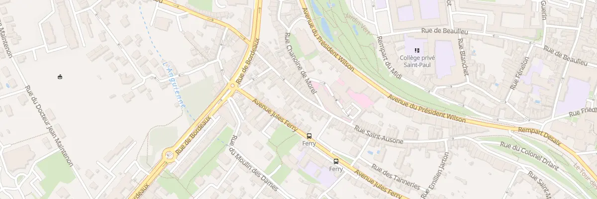 Plan du 83B Rue Saint Ausone à Angoulême