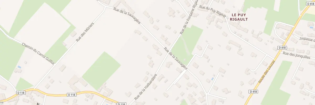 Plan du 12B Rue de la Sauvagère à Savigny-en-Véron