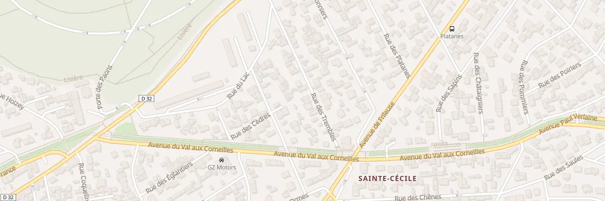 Plan du 21 Rue des Trembles au Havre