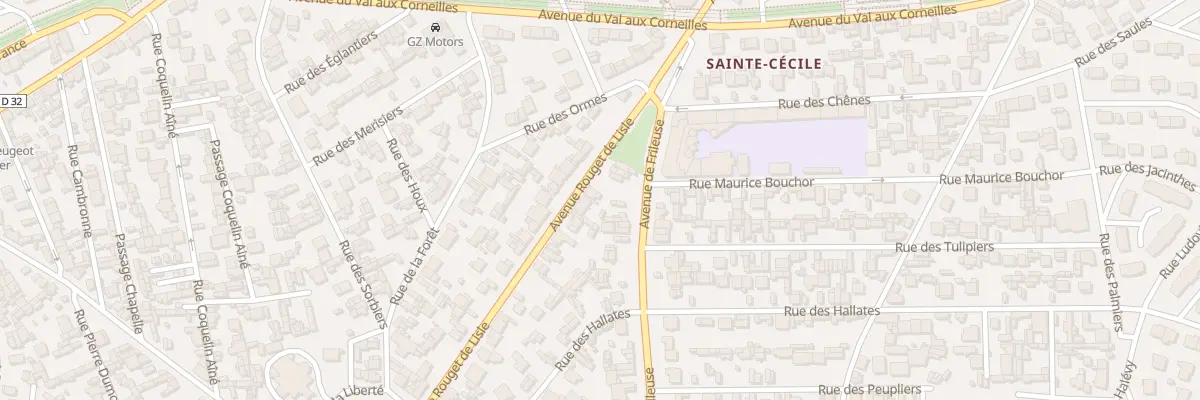 Plan du 116 Av Rouget de Lisle au Havre