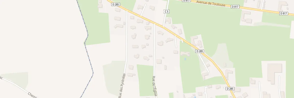 Plan du 27 Rue de l’Eglise à Angos