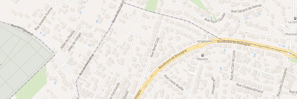 Plan du 32 Rue Rene Coty à Angoulême