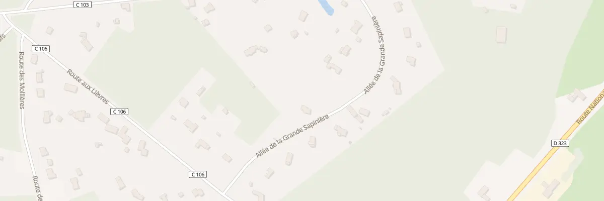 Plan du 1 All de la Grande Sapiniere à Guécélard