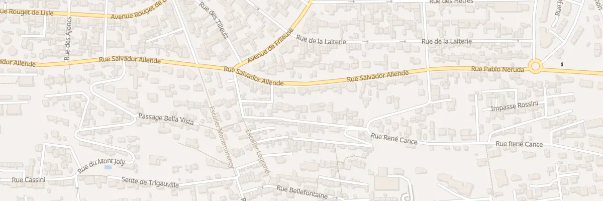 Plan du 220 Rue Salvador Allende au Havre