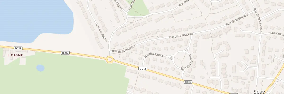 Plan du 6 Rue de la Bruyère à Spay