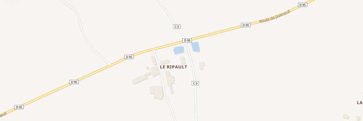 Plan du 5274 Le Ripault à Coulombiers