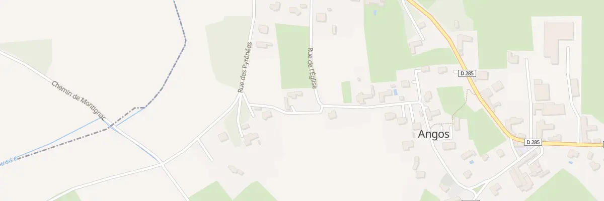 Plan du 17 Rue de l’Eglise à Angos