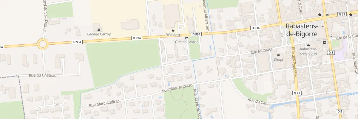 Plan du 23 Rue du Château à Rabastens-de-Bigorre
