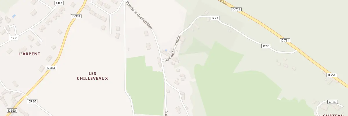 Plan du 68A La Guiffardiere à Thizay
