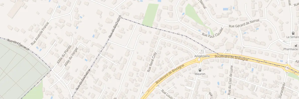 Plan du 26 Rue Rene Coty à Angoulême