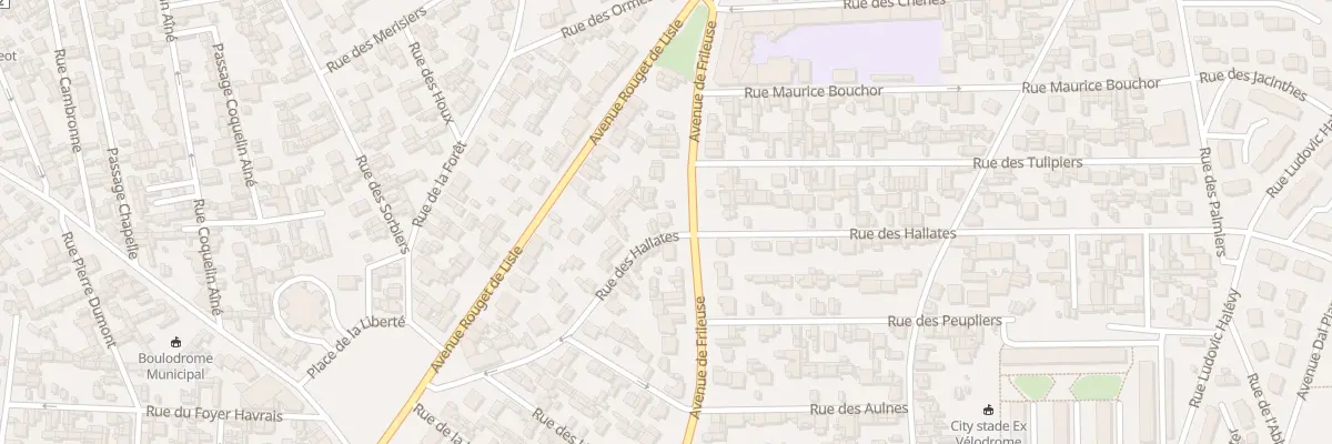 Plan du 29B Rue des Hallates au Havre