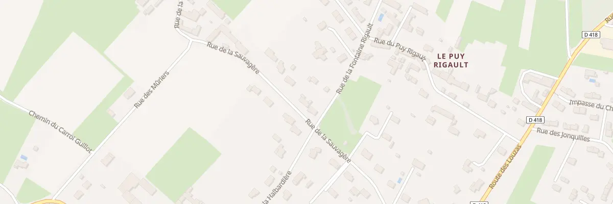 Plan du 7 Rue de la Sauvagère à Savigny-en-Véron