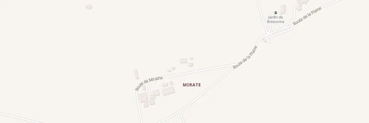 Plan du 136 Rte de Mirathe à Baleyssagues
