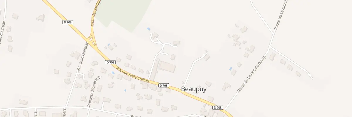 Plan du 24A Av Belle Colline à Beaupuy