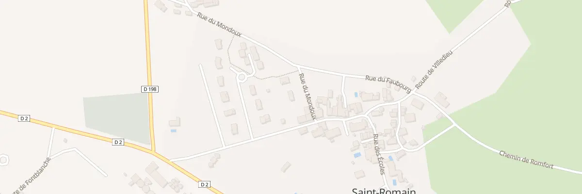 Plan du 3 Rue du Mondoux à Saint-Romain