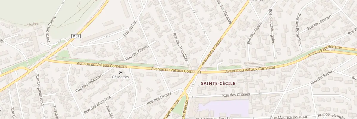 Plan du 9 Rue des Trembles au Havre
