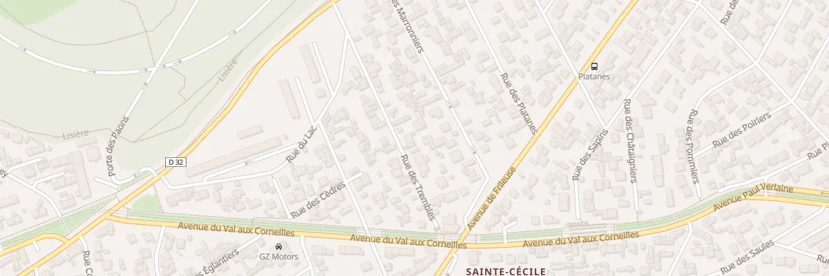 Plan du 26 Rue des Trembles au Havre