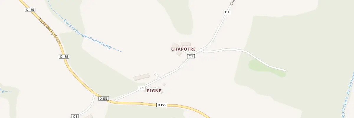 Plan du 275 Che de Chapôtre à Castelnavet
