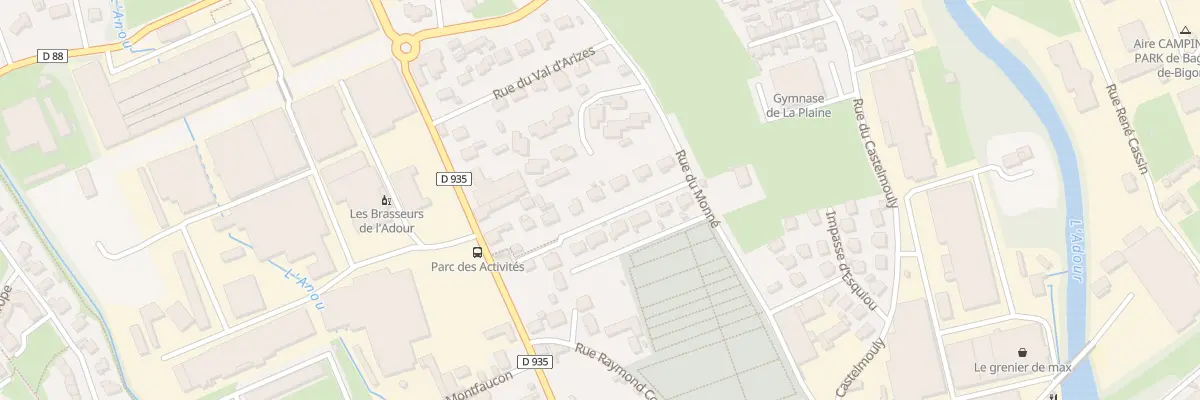 Plan du 8 Imp Bertrand Fortassin à Bagnères-de-Bigorre