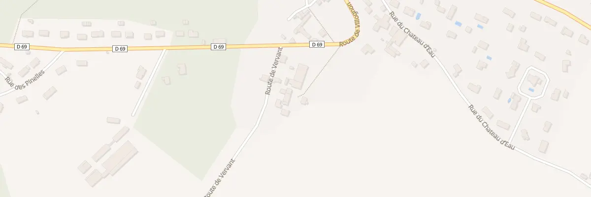 Plan du 3 Rte de Villognon à Cellettes