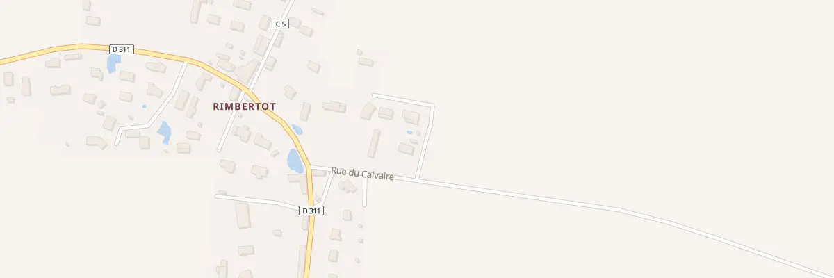 Plan du 1T Rue du Calvaire à Cauville-sur-Mer
