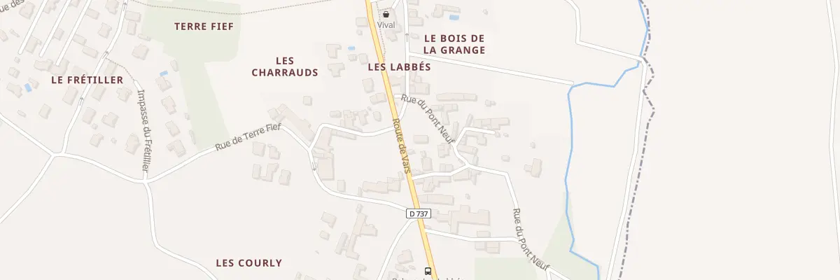 Plan du 44 Rte de Vars à Balzac