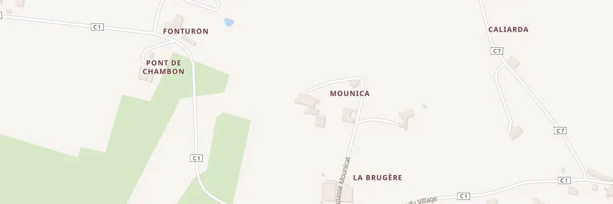 Plan du 317 Imp Mounicat à Baleyssagues