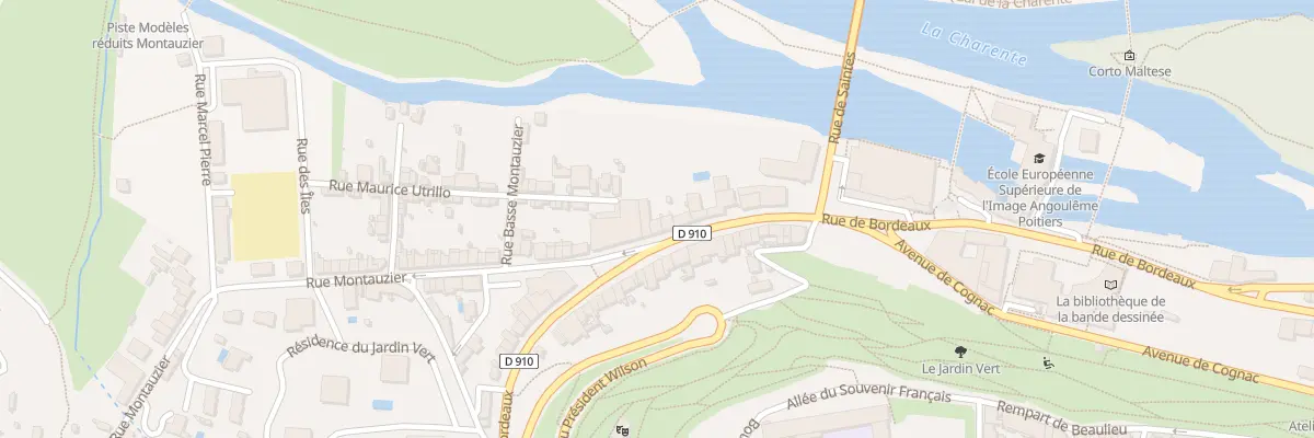 Plan du 178 Rue de Bordeaux à Angoulême
