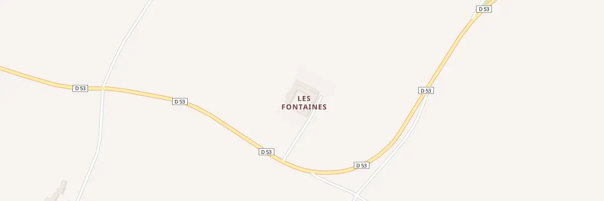 Plan du 25 Les Fontaines à Vézières