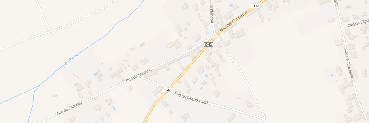 Plan du 23 Rue des Courances à Champigny en Rochereau