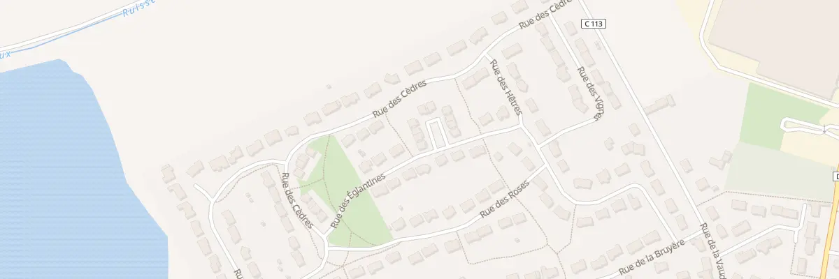 Plan du 44 Rue des Églantines à Spay