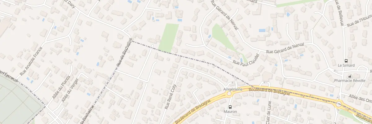 Plan du 16 Rue Rene Coty à Angoulême