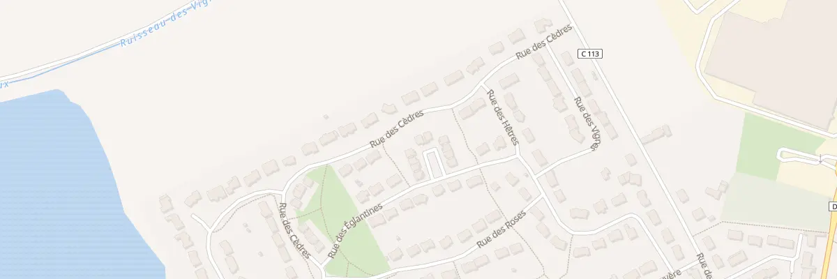 Plan du 38 Rue des Églantines à Spay