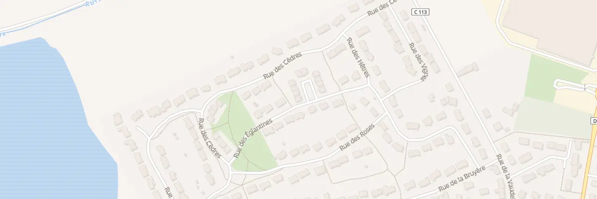 Plan du 46 Rue des Églantines à Spay