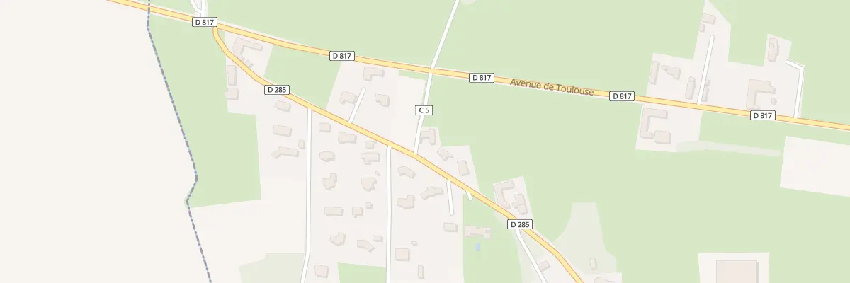 Plan du 7 Av Charles de Gaulle à Angos