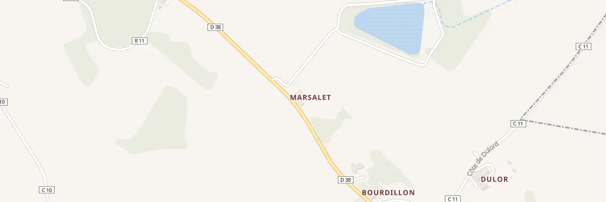 Plan du 93 Rte de Malabat à Saint-Justin