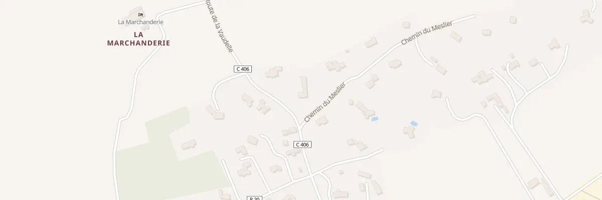 Plan du 33 Che du Meslier à Spay